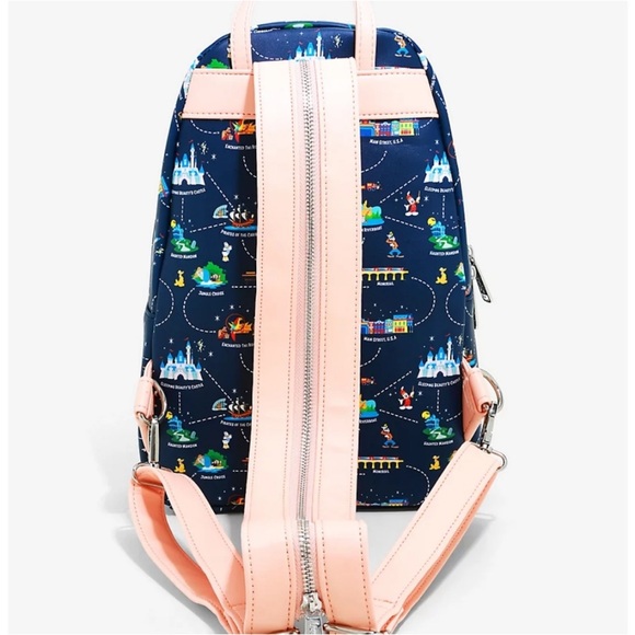 Loungefly Disneyland 65th Anniversary Map Backpack - Picture 3 of 9